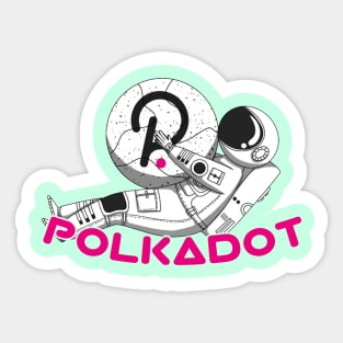 Hold Dot Polkadot Sticker